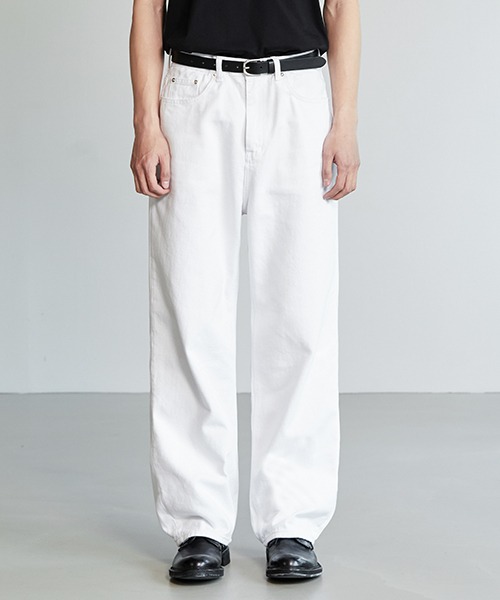 1854 CLEAR WHITE JEANS [EXTRA WIDE STRAIGHT]