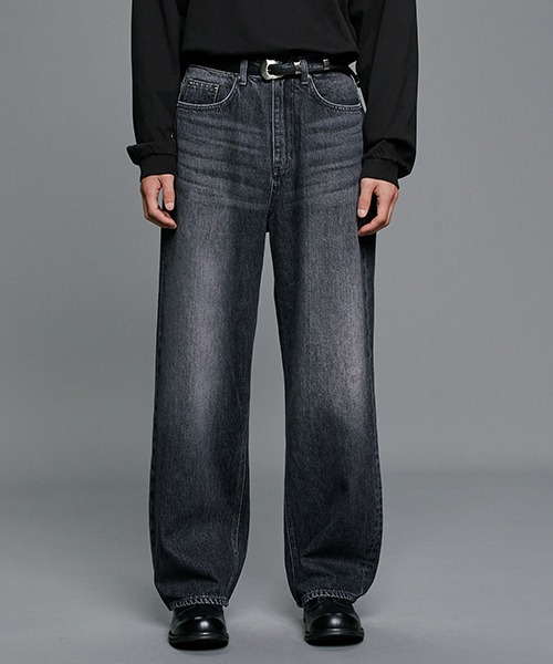 51054 CONE BLACK MYSTIC JEANS [EXTRA WIDE STRAIGHT]