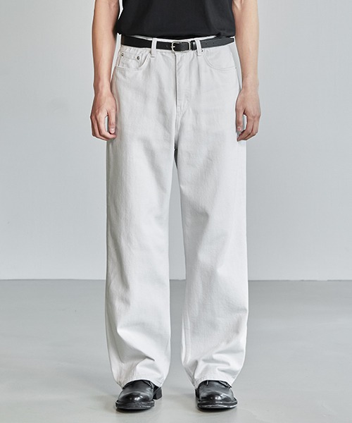 1855 LIGHT GREY JEANS [EXTRA WIDE STRAIGHT]