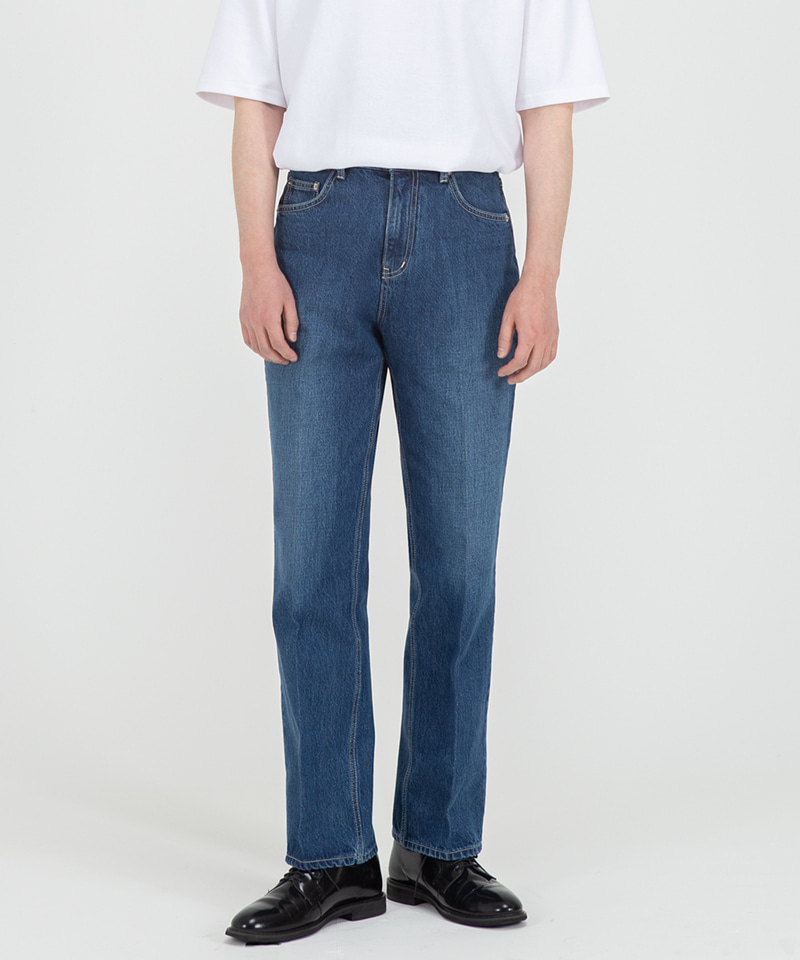 51004 HISHITOMO COLLECTION MIDDLE BLUE JEANS [RELAX STRAIGHT]