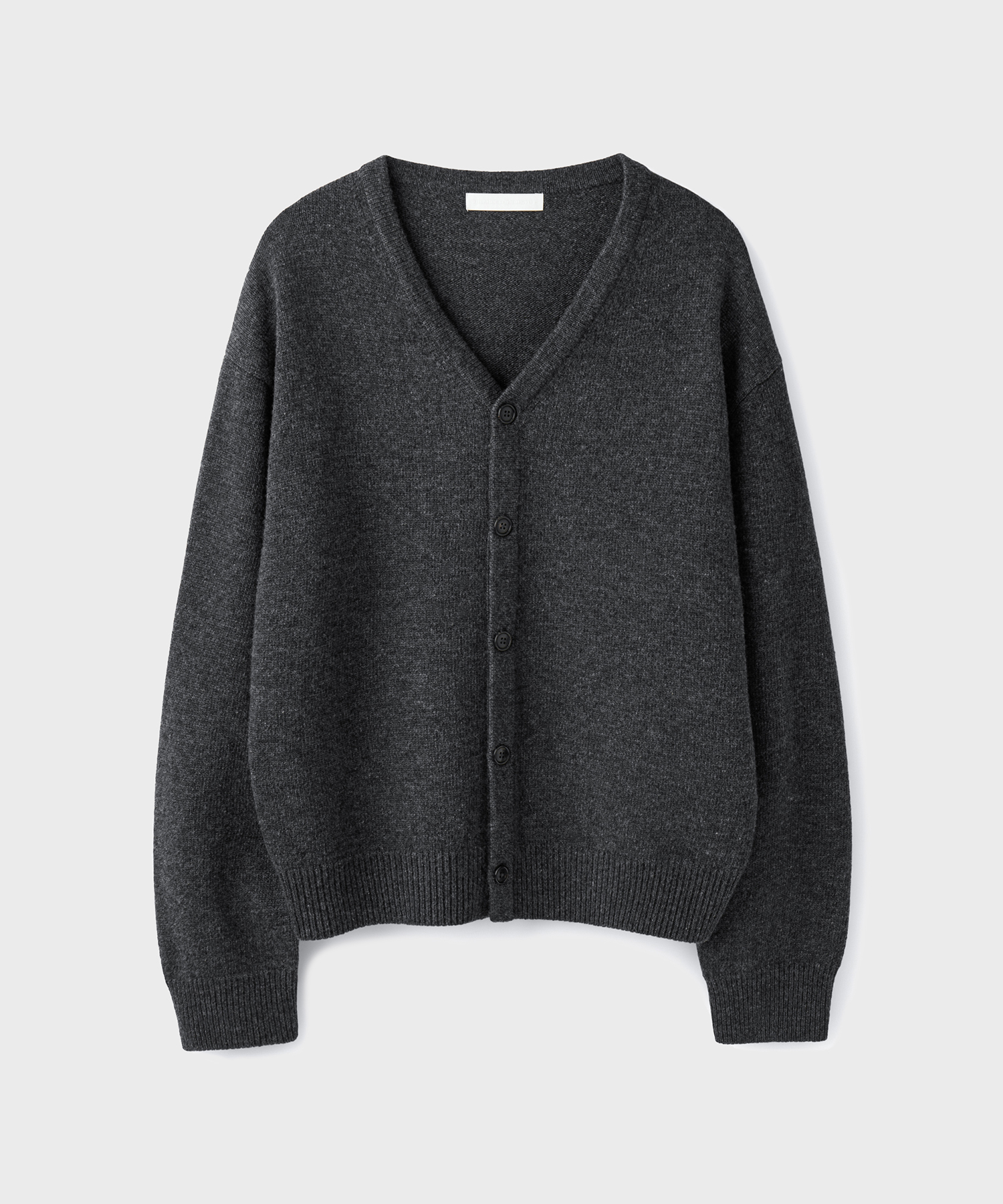 NEWDAY V-NECK CARDIGAN [CHARCOAL]